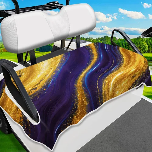 Fundas para Asientos de Carrito de Golf, Manta Única de Toalla para Asiento de Carrito de Golf para Todos los EZGO, Yamaha, Club Cars, Icon y Más