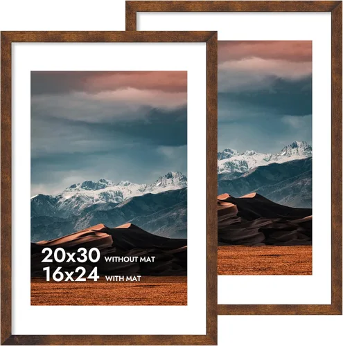 Miniatura 43 de iRahmen - Juego de 2 marcos de fotos de 4 x 6, marco de madera negro con cristal de alta definición, para mostrar fotografías de 3.5 x 5