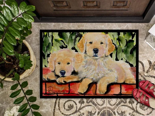 Miniatura 3 de Caroline's Treasures SS8908MAT - Felpudo dorado de 18 x 27 pulgadas, tapete para puerta delantera, interior y exterior, para entrada