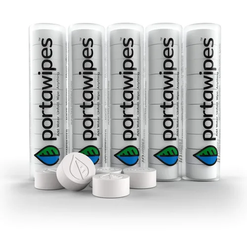 Miniatura 7 de Portawipes Coin Tissus, paquete de 500 con 4 estuches de transporte, tabletas de papel higiénico, toallas comprimidas, toallitas expandibles, suaves