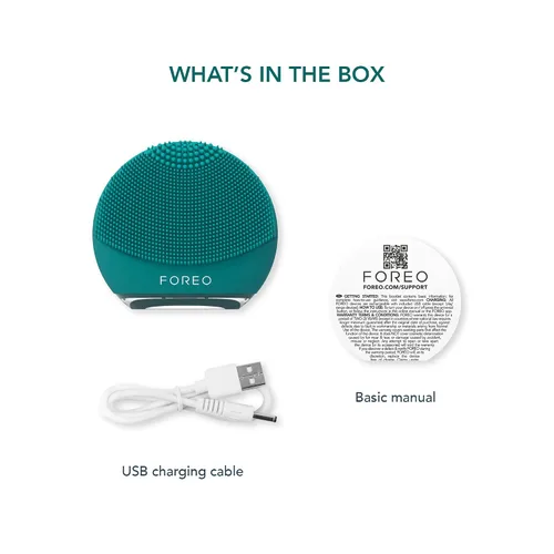 Miniatura 6 de FOREO Luna 4 go Cepillo de limpieza facial y masajeador reafirmante - Cuidado facial premium - Mejora la absorción - Herramientas simples