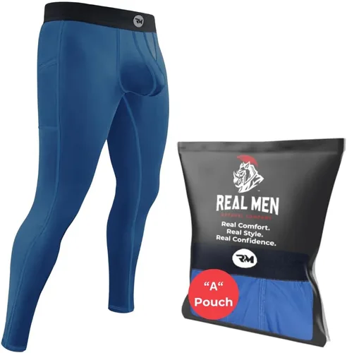 Miniatura 73 de Real Men ABCD Pouch - Pantalones de compresión para hombre, paquete de 1, 2 y 3, leggings para hombre, pantalones de yoga, medias, capa base