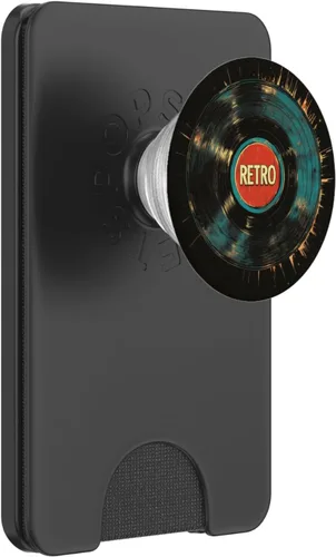 Miniatura 8 de Red Vinyl Record Player Vinyl Collector Retro Music Lover PopSockets Adhesive PopGrip