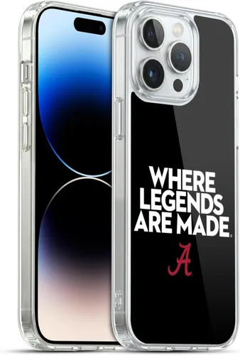 Miniatura 262 de Head Case Designs Funda de gel suave con licencia oficial de la Universidad de Alabama UA Collage compatible con Apple iPhone 13 Pro Max