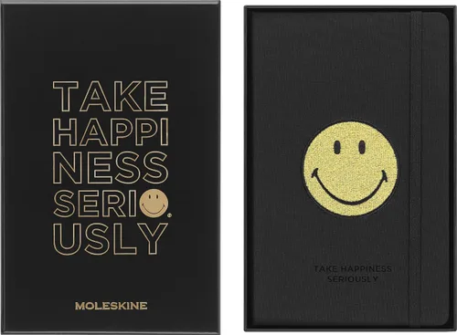 Miniatura 2 de Moleskine Planificador Smiley Positivity de edición limitada con caja de coleccionista, tapa dura, grande (5 x 8.25 pulgadas), planificador sin
