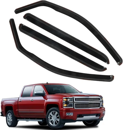 Miniatura 9 de Protectores de lluvia in Channel para Jeep Grand Cherokee L 2021, 2022, 2023, 2024, 2025 2026, deflectores de viento laterales duraderos, viseras