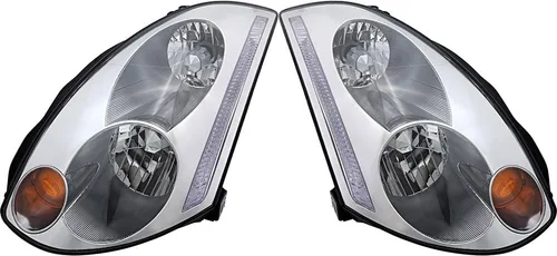 Miniatura 9 de Para Infiniti G35 Coupé faro lámpara 2003 2004 2005 HID pasajero lado derecho