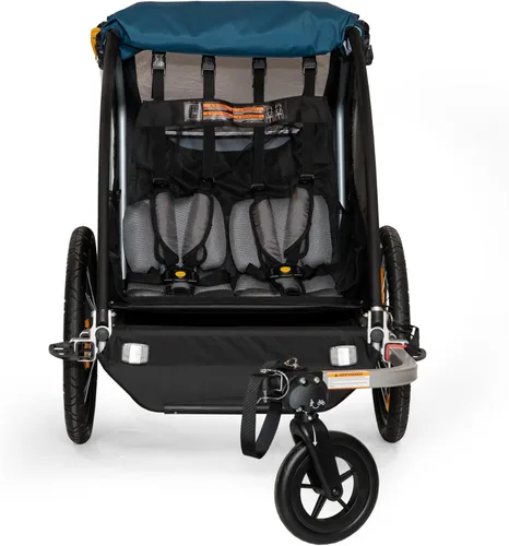 Miniatura 4 de Burley Encore X, remolque y cochecito para bicicleta para niños de 2 asientos
