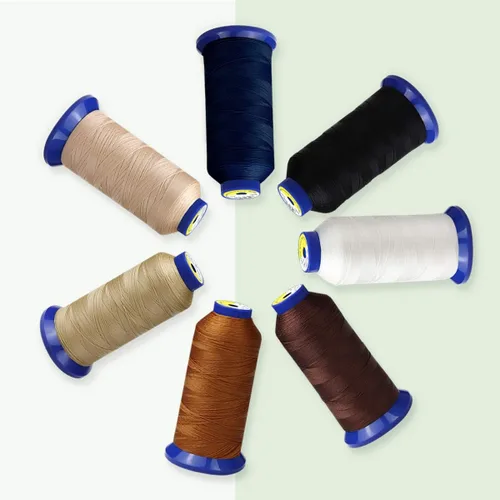 Miniatura 2 de Hilo de nailon adherido para costura, hilo de nailon resistente para cuero, jeans, tapicería y tejer; #69 T70 tamaño 210D/3 1400 yardas