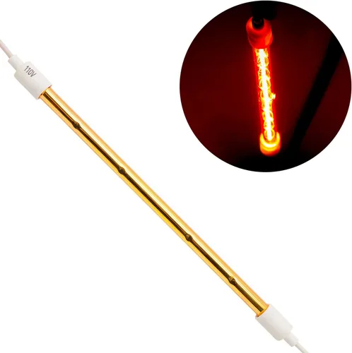 Miniatura 10 de DATOUBOSS Bombilla de calentador de 1000 W para lámpara de curado de pintura infrarroja Tubo de repuesto de bombilla de calentador de onda corta
