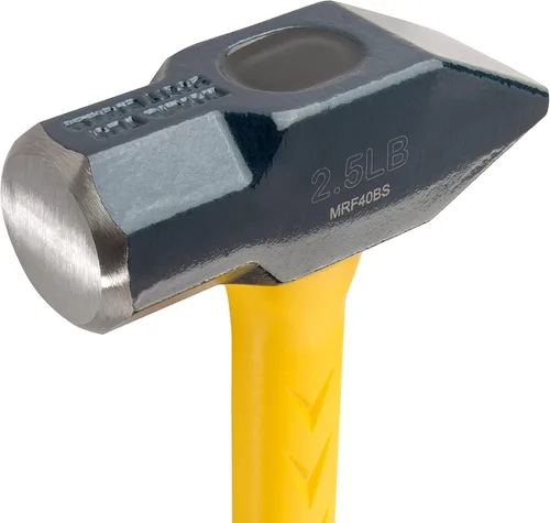 Miniatura 4 de ESTWING Sure Strike - Martillo de herrero, herramienta de trabajo de metales de 40 onzas con mango de fibra de vidrio y agarre antideslizante