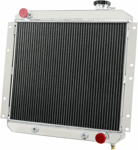 Miniatura 5 de Relé de ventilador de aluminio de 3 hileras para Toyota Land Cruiser FJ40 FJ45 Gasolina 1958-1984