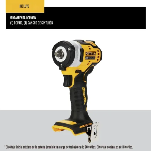 Miniatura 2 de DEWALT DCF913B 20V MAX* 3/8 pulgadas Llave de impacto inalámbrica con yunque de anillo de cerdo (solo herramienta)