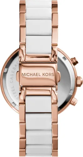 Miniatura 3 de Michael Kors - Reloj Parker de acero inoxidable con detalles de diamantes