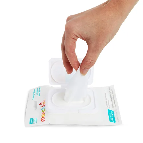 Miniatura 2 de Munchkin Arm & Hammer - Toallitas para chupete, limpia de forma segura las piezas del extractor de leche y los elementos esenciales de alimentación