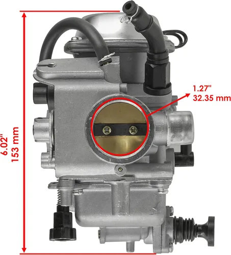 Miniatura 2 de Caltric Carburador compatible con carburador Honda 16100-Hn5-M41/Rancher 350 TRX350