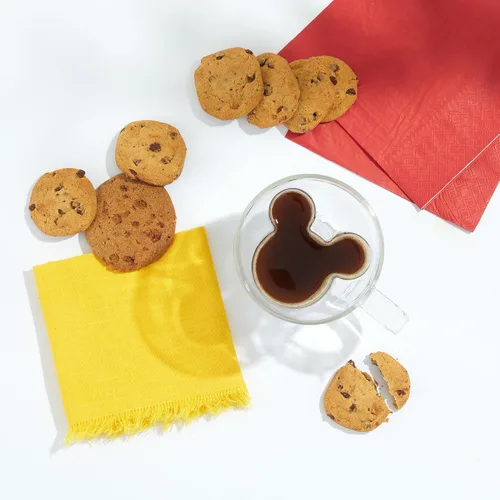 Miniatura 6 de JoyJolt Disney - Juego de 2 tazas de vidrio 3D de Mickey Mouse, tazas de café de vidrio de doble pared aisladas de 10 onzas con diseño 3D, juego
