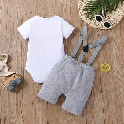Miniatura 3 de vivifayee Conjunto de pantalones y tirantes para bebé niño de un primer cumpleaños