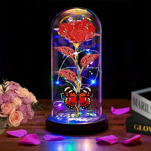 Miniatura 10 de Thrjia Rosas para el Día de la Madre, regalos para mamá, mujer, esposa, ella, regalos de rosas para el Día de la Madre para mamá y mujer, rosa Morado