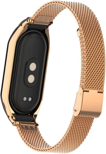 Miniatura 5 de HOPMC Correa de reloj compatible con Xiaomi mi Band 8 correas ajustables con hebilla de metal impermeable correa de repuesto accesorios