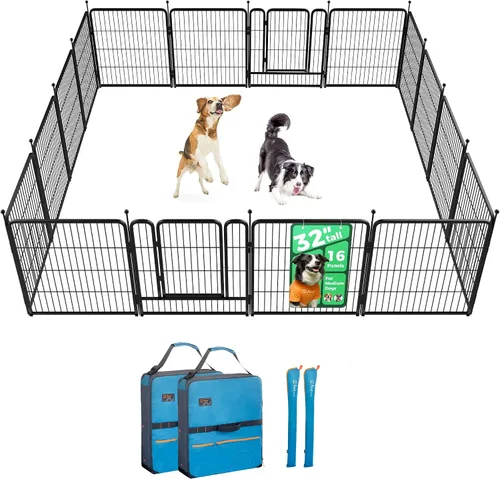 Miniatura 72 de FXW Rollick - Corralito para perros para patio, campamento con casa rodante, patentado, 24 pulgadas, 2 paneles