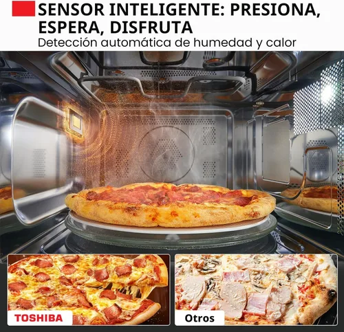 Miniatura 5 de Toshiba - Horno de microondas para encimera Plateado