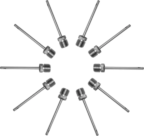 Miniatura 2 de Spalding Inflation Needles Sports Ball Air Pump Needles Paquete de 10 - Plata