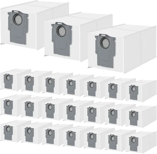 Miniatura 12 de Juego de 8 almohadillas de limpieza para aspiradora robot Roborock QV 35A/Saros 10R/Q Revo/Qrevo S/Qrevo Pro/Qrevo Plus/Qrevo Master/Qrevo