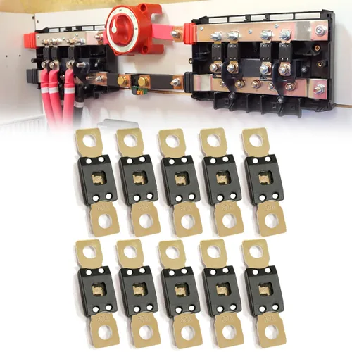 Miniatura 24 de PTT 2PACK MEGA/AMG 300Amp, 32V, Retardo de tiempo, Fusible de montaje de espárrago de alta corriente - Atornillado - Automotriz/Marina