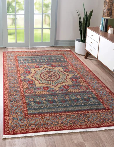 Miniatura 10 de Unique Loom Palace Collection - Alfombra Saray (2 pies x 3 pies 1 pulgada, rectangular, crema/marrón claro)