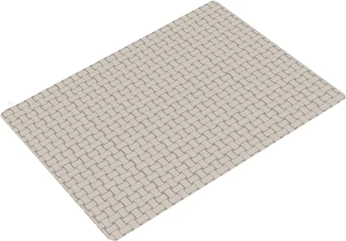 Miniatura 9 de Alfombra de baño de 20 x 16 pulgadas de microfibra sin deslizamiento Color Latte Design 1 S
