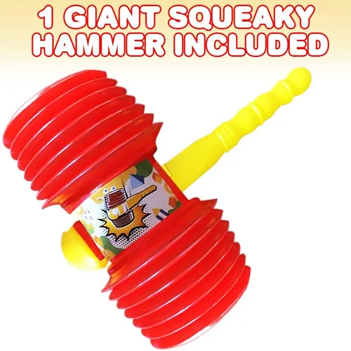 Miniatura 2 de ArtCreativity Martillo Chirriante Gigante para Niños – Juguete Chirriante Jumbo de 14 Pulgadas, Perfecto para Payaso, Carnaval y Favores de Fiesta