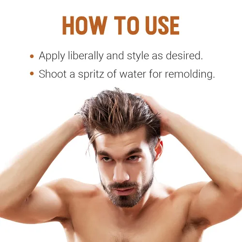 Miniatura 7 de Woody's Gel para el cabello Mega Firm para hombres, fijación fuerte, sin alcohol, sin escamas, gel para el cabello de los hombres para un
