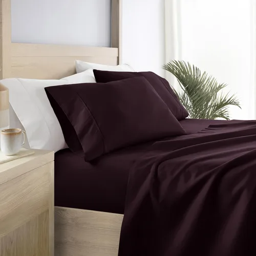 Miniatura 26 de Linen Market Sábanas para cama de tamaño King (azul claro) – Duerme mejor que nunca con estas sábanas King suaves y refrescantes – Bolsillo profundo