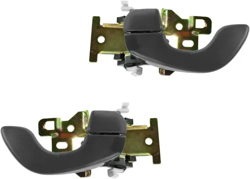 Miniatura 23 de TRQ Juego de 2 manijas de puerta interior trasera cromada y cachemira para Chevy GMC