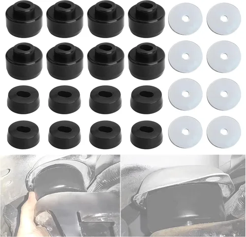 7-141 Kit de bujes de montaje en cuerpo y cabina compatible con Chevy Silverado y Sierra 1500/2500 2WD/4WD 1999-2014 Soportes y arandelas de cabina