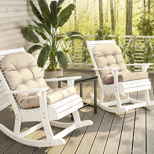 Miniatura 6 de Adirondack - Cojín para silla mecedora, de algodón PP de alta elasticidad, acolchado para respaldo de asiento, para interiores y exteriores