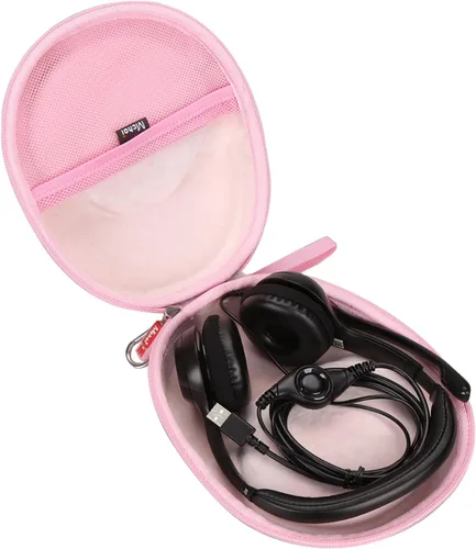 Miniatura 10 de Mchoi Funda rígida compatible con auriculares Logitech H390 / Logitech Zone 301 con cable, solo funda