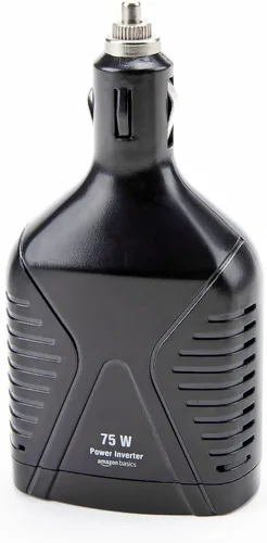 Miniatura 6 de Amazon Basics Inversor de corriente para automóvil de 750 W, 12 V a 110 V para vehículos, gris, 8.34 x 5.2 x 2.2 pulgadas