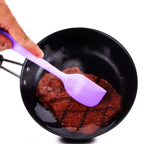 Miniatura 4 de Juego de 6 espátulas de silicona resistentes al calor, juego de espátulas de goma para utensilios de cocina antiadherentes, utensilios de cocina