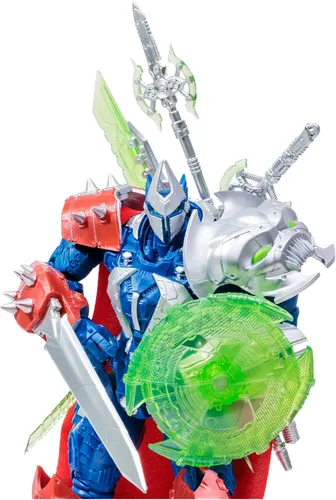 Miniatura 3 de McFarlane Toys, Spawn Comic Designer Edition Manga Spawn Mega figura con 22 partes móviles, figura coleccionable con accesorios y base de soporte