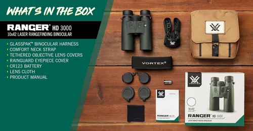 Miniatura 7 de Vortex Optics Ranger HD 3000 10x42 - Prismáticos láser