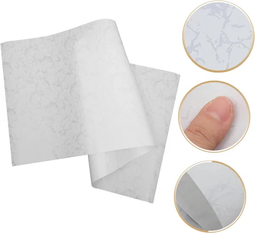 Miniatura 2 de DOITOOL Material de la tela de la pantalla de bricolaje 2 Rolls Cubierta blanca de la luz del Pvc para la iluminación decorativa