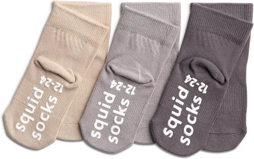 Miniatura 110 de squid socks Calcetines de viscosa de bambú 0-6M, 6-12M, 12-24M y 2T-3T Calcetines que se mantienen puestos