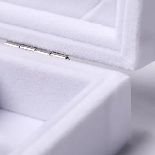 Miniatura 6 de Frebeauty Bandeja organizadora de joyas con tapa transparente, 12 rejillas de terciopelo para cajón con tapa transparente, vitrina de joyería