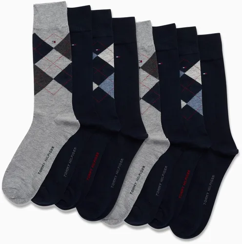 Miniatura 28 de Tommy Hilfiger Calcetines de vestir acolchados y transpirables de tela elástica para hombre, paquete de 8