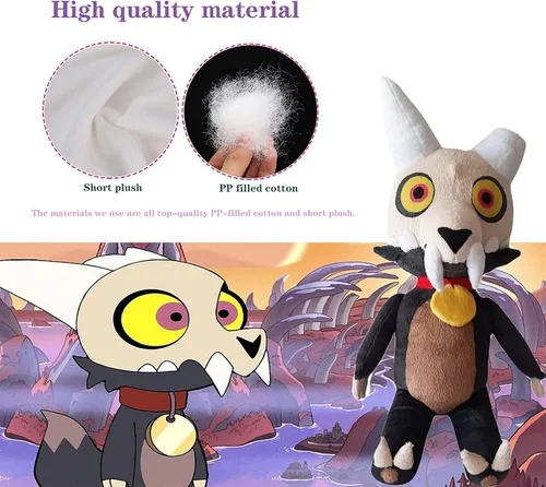 Miniatura 2 de HJTLSKBZ - Peluche de The Owl House King, casa de búho, lindo animal de peluche kawaii, muñeco de peluche Kawaii de dibujos animados, juguete