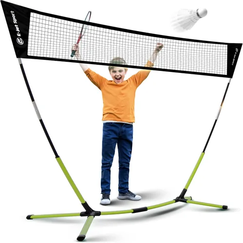 Red de bádminton, configuración portátil e instantánea (montaje sin herramientas), diversión en el patio trasero, playa parque picnic juegos al aire