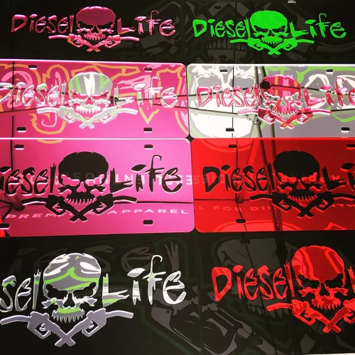 Miniatura 3 de Diesel Life Gorra de camionero Snapback Flex Fit - Carbón y Verde