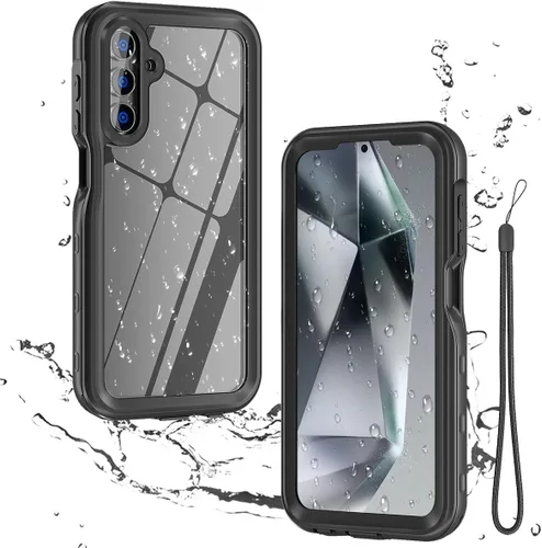 Miniatura 11 de Miimall Funda impermeable compatible con Samsung Galaxy A54 5G, protector de pantalla transparente HD integrado, parachoques completo a prueba